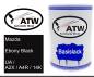 Preview: Mazda, Ebony Black, UA / A2X / A4R / 14K: 500ml Lackdose, von ATW Autoteile West.
